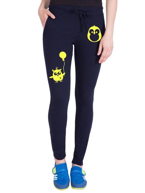 mid rise printed track pant - 18952653 - Very Small Image - 1