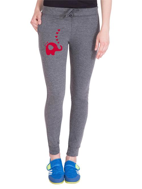 mid rise printed track pant - 18952692 - Very Small Image - 1