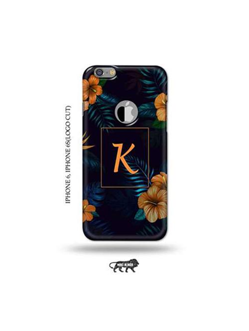 floral k back cover compatible with iphone 6, iphone 6s(logo cut) - 18953761 - Very Small Image - 1