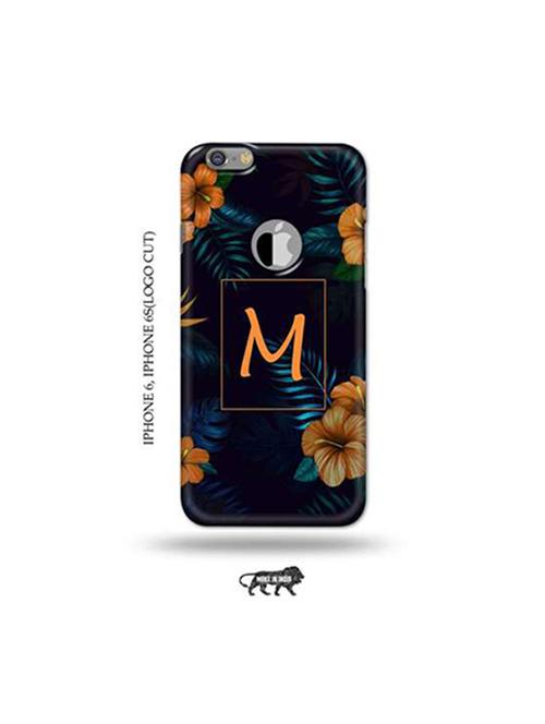 floral m back cover compatible with iphone 6, iphone 6s(logo cut) - 18953763 - Very Small Image - 1