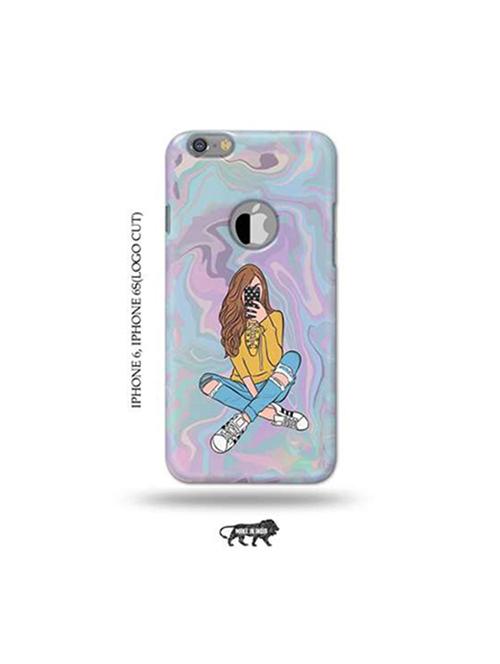 eiffel tower back cover compatible with iphone 6, iphone 6s(logo cut) - 18953785 - Very Small Image - 1
