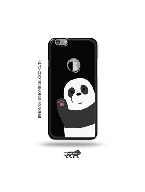 hello panda back cover compatible with iphone 6, iphone 6s(logo cut) - 18953858 - Very Small Image - 1