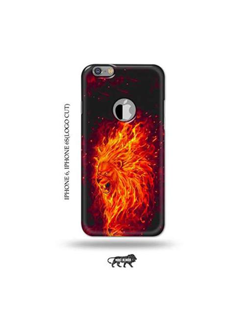 firry lion back cover compatible with iphone 6, iphone 6s(logo cut) - 18953863 - Very Small Image - 1