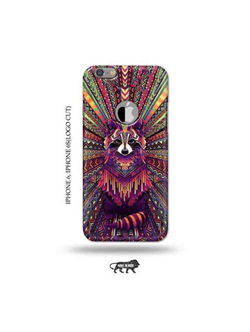 kalankari fox back cover compatible with iphone 6, iphone 6s(logo cut) - 18953887 - Very Small Image - 1