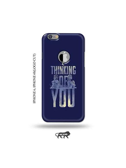 thinking of you back cover compatible with iphone 6, iphone 6s(logo cut) - 18953915 - Very Small Image - 1