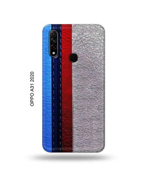 leather strips back cover compatible with oppo a31 2020 - 18955124 - Very Small Image - 1