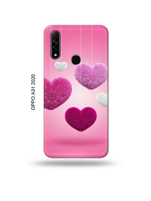 pink hearts back cover compatible with oppo a31 2020 - 18955160 - Very Small Image - 1