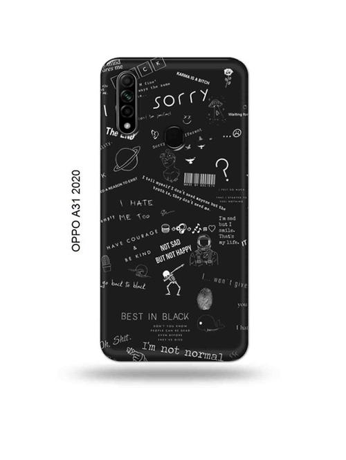 nerdy sorry back cover compatible with oppo a31 2020 - 18955214 - Very Small Image - 1