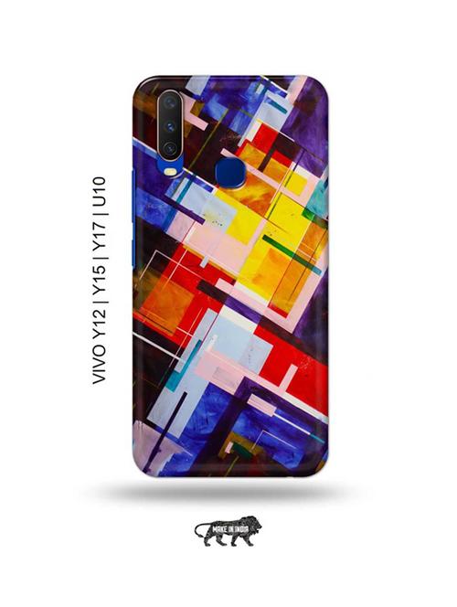 abstract back cover compatible with vivo y12, vivo y15 (2019), vivo y17, vivo u10 - 18955340 - Very Small Image - 1