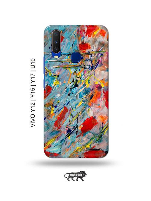 abstract back cover compatible with vivo y12, vivo y15 (2019), vivo y17, vivo u10 - 18955342 - Very Small Image - 1