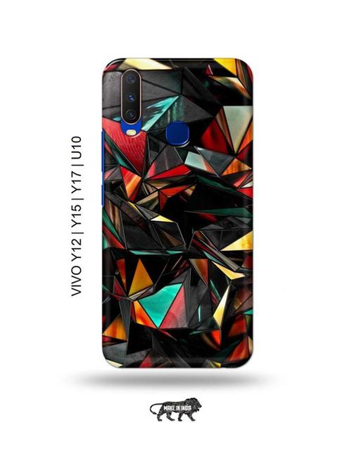 hex glasses back cover compatible with vivo y12, vivo y15 (2019), vivo y17, vivo u10 - 18955346 - Very Small Image - 1