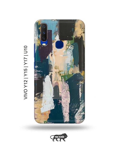 abstract art back cover compatible with vivo y12, vivo y15 (2019), vivo y17, vivo u10 - 18955365 - Very Small Image - 1