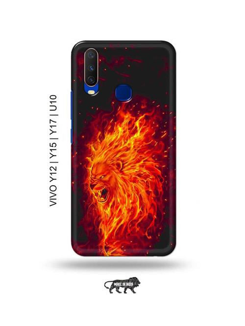 firry lion back cover compatible with vivo y12, vivo y15 (2019), vivo y17, vivo u10 - 18955384 - Very Small Image - 1