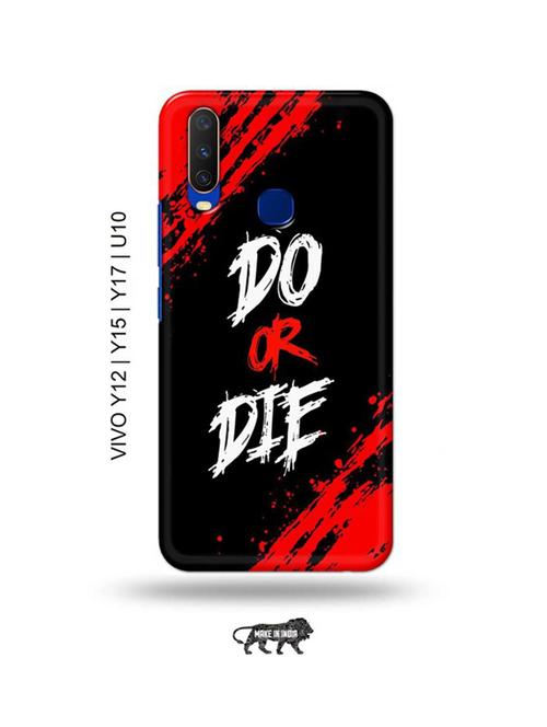 do or die back cover compatible with vivo y12, vivo y15 (2019), vivo y17, vivo u10 - 18955430 - Very Small Image - 1
