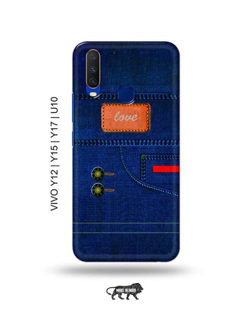 jeans love back cover compatible with vivo y12, vivo y15 (2019), vivo y17, vivo u10 - 18955437 - Very Small Image - 1