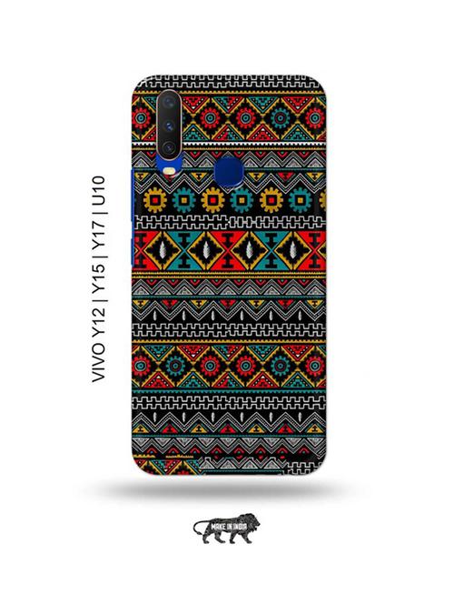 aztec back cover compatible with vivo y12, vivo y15 (2019), vivo y17, vivo u10 - 18955448 - Very Small Image - 1