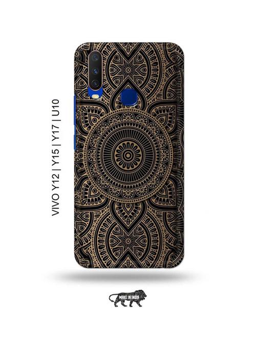 mandala back cover compatible with vivo y12, vivo y15 (2019), vivo y17, vivo u10 - 18955451 - Very Small Image - 1