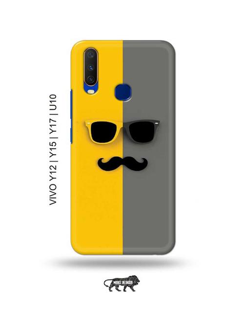 hipster back cover compatible with vivo y12, vivo y15 (2019), vivo y17, vivo u10 - 18955487 - Very Small Image - 1