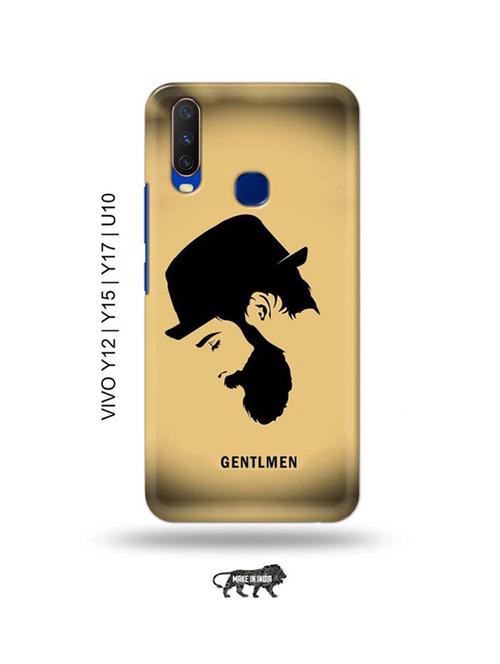 gentleman back cover compatible with vivo y12, vivo y15 (2019), vivo y17, vivo u10 - 18955492 - Very Small Image - 1