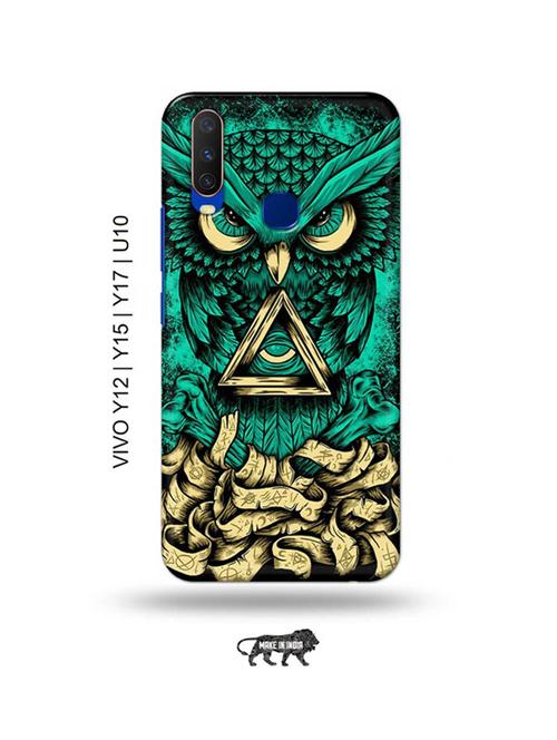 dark owl back cover compatible with vivo y12, vivo y15 (2019), vivo y17, vivo u10 - 18955495 - Very Small Image - 1