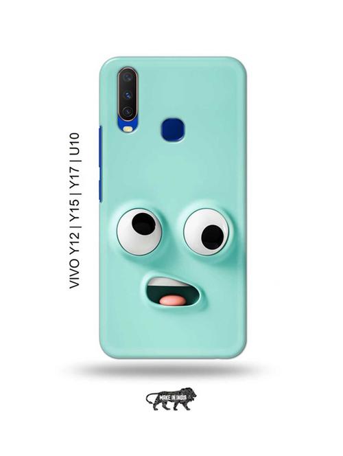 funny face emoji back cover compatible with vivo y12, vivo y15 (2019), vivo y17, vivo u10 - 18955505 - Very Small Image - 1