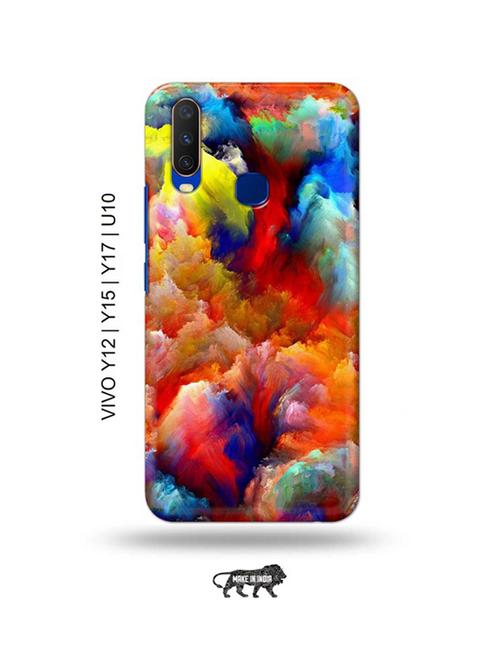 colourful clouds back cover compatible with vivo y12, vivo y15 (2019), vivo y17, vivo u10 - 18955556 - Very Small Image - 1
