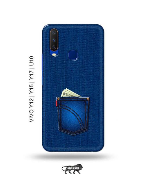 jeans back cover compatible with vivo y12, vivo y15 (2019), vivo y17, vivo u10 - 18955582 - Very Small Image - 1