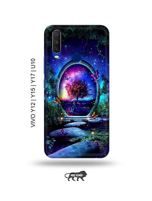 flowers back cover compatible with vivo y12, vivo y15 (2019), vivo y17, vivo u10 - 18955631 - Very Small Image - 1