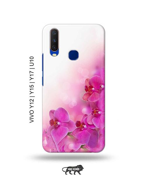 flowers back cover compatible with vivo y12, vivo y15 (2019), vivo y17, vivo u10 - 18955632 - Very Small Image - 1