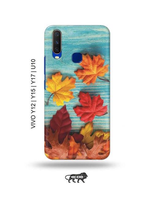flowers back cover compatible with vivo y12, vivo y15 (2019), vivo y17, vivo u10 - 18955634 - Very Small Image - 1
