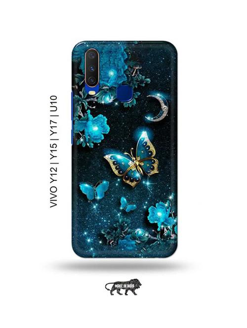flowers back cover compatible with vivo y12, vivo y15 (2019), vivo y17, vivo u10 - 18955644 - Very Small Image - 1