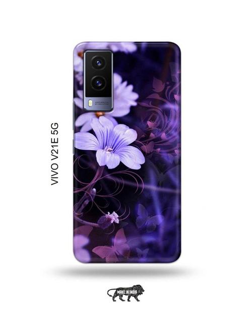 flowers back cover compatible with vivo v21e 5g - 18956667 - Very Small Image - 1