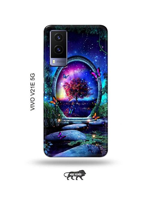 flowers back cover compatible with vivo v21e 5g - 18956669 - Very Small Image - 1