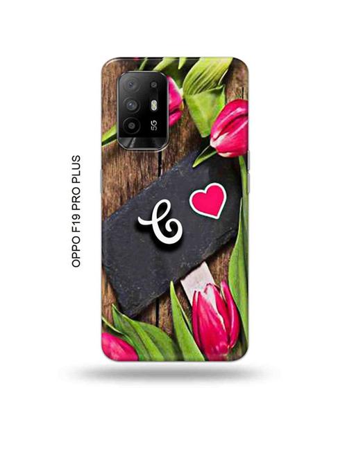 flower letter c back cover compatible with oppo f19 pro plus 5g - 18956746 - Very Small Image - 1