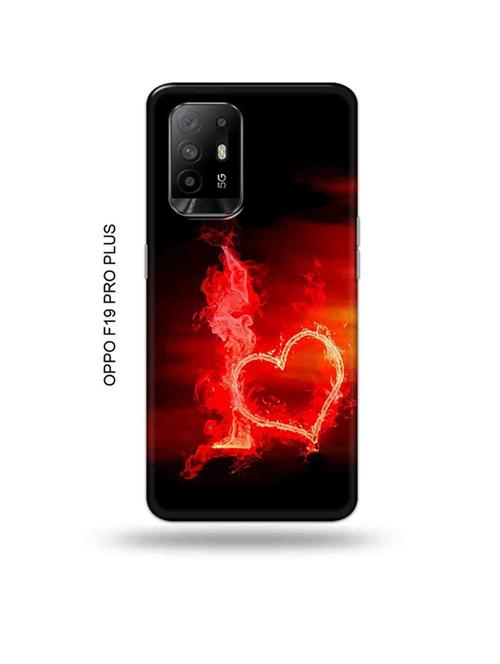 fire heart letter i back cover compatible with oppo f19 pro plus 5g - 18956780 - Very Small Image - 1