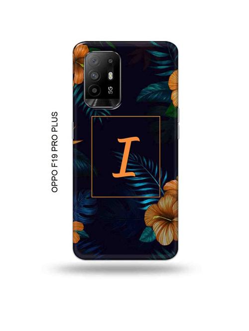 floral i back cover compatible with oppo f19 pro plus 5g - 18956806 - Very Small Image - 1