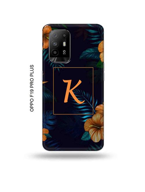 floral k back cover compatible with oppo f19 pro plus 5g - 18956808 - Very Small Image - 1