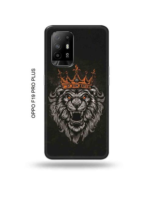 king lion back cover compatible with oppo f19 pro plus 5g - 18956923 - Very Small Image - 1
