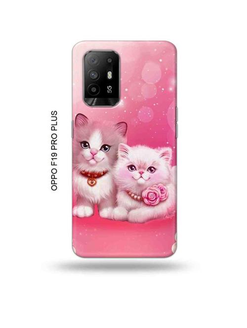 cute kitties back cover compatible with oppo f19 pro plus 5g - 18956927 - Very Small Image - 1