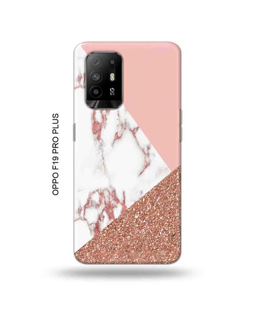 glitter marble back cover compatible with oppo f19 pro plus 5g - 18956972 - Very Small Image - 1