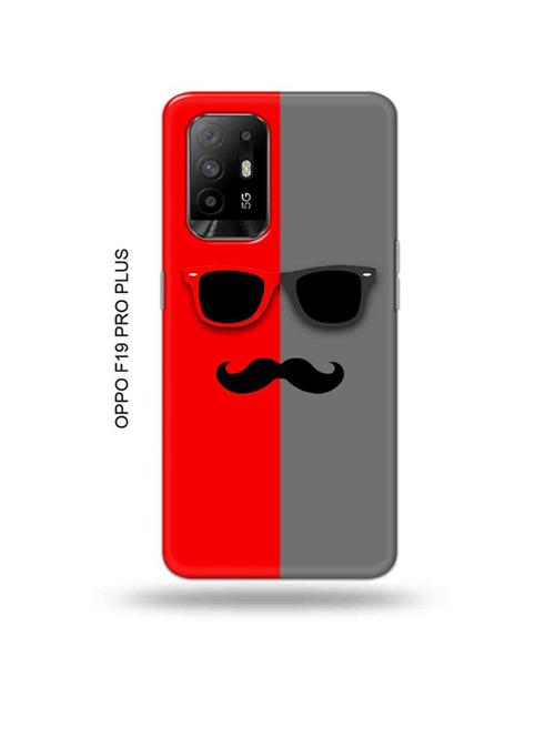 hipster red back cover compatible with oppo f19 pro plus 5g - 18957033 - Very Small Image - 1