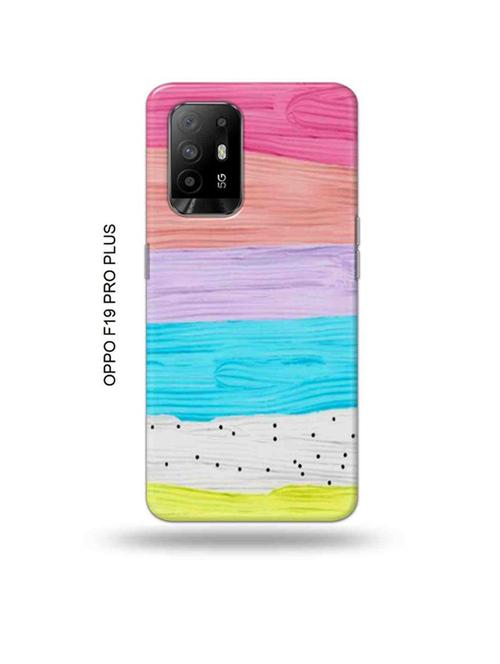 colour wood back cover compatible with oppo f19 pro plus 5g - 18957071 - Very Small Image - 1