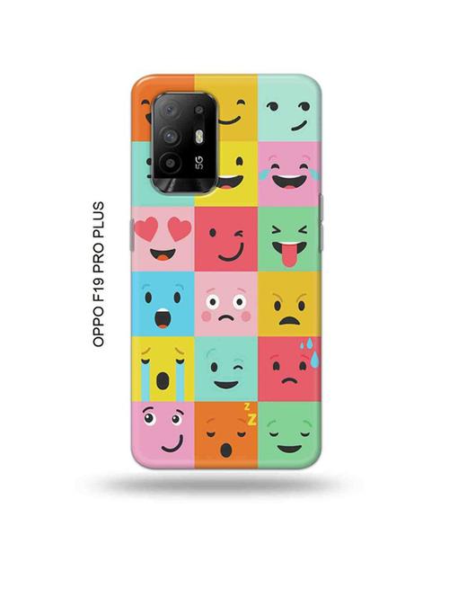 emojies back cover compatible with oppo f19 pro plus 5g - 18957078 - Very Small Image - 1