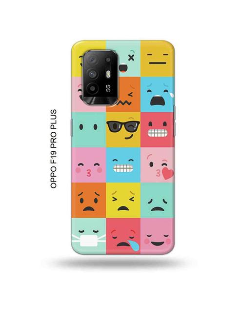 emojies back cover compatible with oppo f19 pro plus 5g - 18957079 - Very Small Image - 1