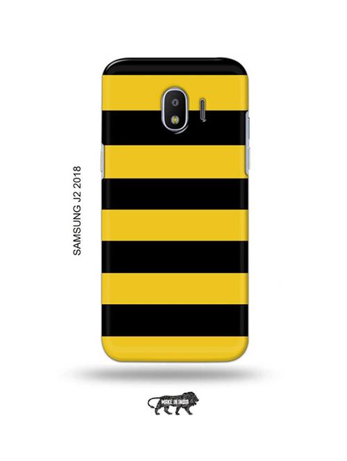 yellow strips back cover compatible with samsung j2 (2018) - 18957600 - Very Small Image - 1