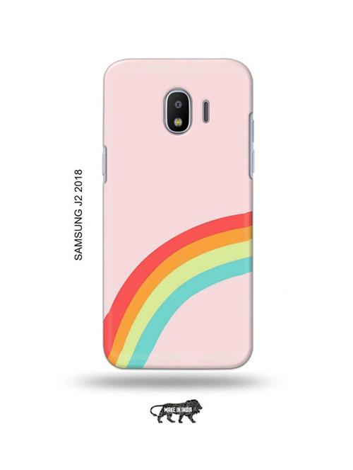 rainbow back cover compatible with samsung j2 (2018) - 18957609 - Very Small Image - 1