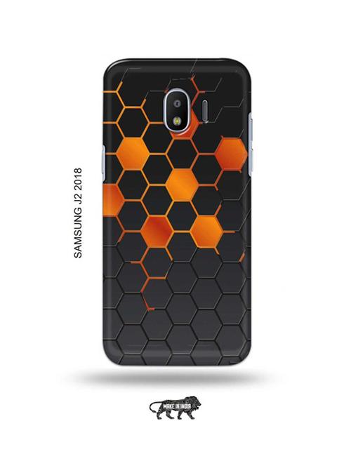 orange honey combs back cover compatible with samsung j2 (2018) - 18957613 - Very Small Image - 1