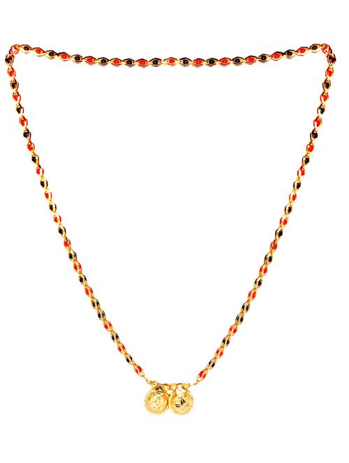 multi coloured metal mangalsutra - 18958022 - Very Small Image - 1