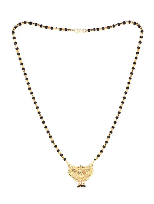 gold coloured metal mangalsutra - 18958131 - Very Small Image - 1
