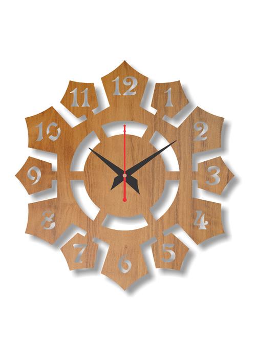 fancy wooden wall clock for home - 18958526 - Very Small Image - 1